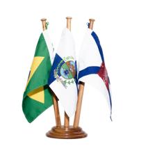 Bandeira De Mesa Brasil Rio De Janeiro Rio De Janeiro - Pátria Bordados