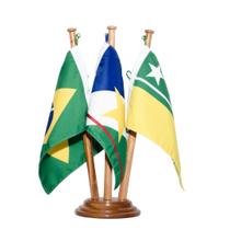 Bandeira De Mesa Brasil Roraima Boa Vista - Pátria Bordados