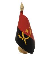 Bandeira De Mesa Da Angola - Mundo Das Bandeiras
