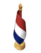 Bandeira De Mesa Da Holanda