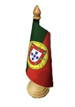 Bandeira De Mesa De Portugal - Mundo Das Bandeiras