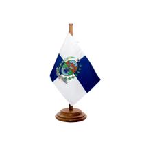 Bandeira De Mesa Estado Rio De Janeiro 12x17cm Com Pedestal - Pátria Bordados