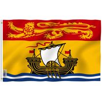 Bandeira de New Brunswick 90x150cm - Poliéster - Anley Fly Breeze