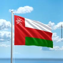 Bandeira de Omã 80cmx140cm Tecido Oxford 100% Poliéster