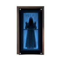 Bandeira De Porta 2D De Halloween Com Tema De Horror E Fantasia, Com Sinal De Ajuda E Decorações