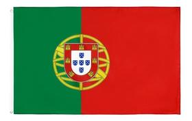 Bandeira De Portugal De Tecido P/ Mastro E Parede Dupla Face