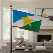 Bandeira de Roraima Oficial em Tecido Reforçado 90x128cm Bandeira de Roraima Oficial em Tecido Reforçado 90x128cm