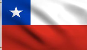 Bandeira de Solitaria Chilean La Estrella da DMSE Chile