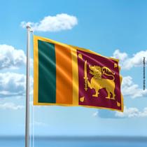 Bandeira de Sri Lanka 80cmx140cm Tecido Oxford 100% Poliéster Bandeira de Sri Lanka 80cmx140cm Tecido Oxford 100% Poliéster