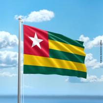 Bandeira de Togo 80cmx140cm Tecido Oxford 100% Poliéster