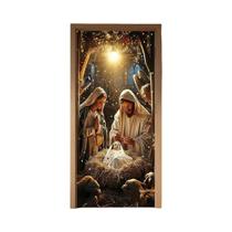 Bandeira Decorativa 2D De Natal Com Cena Da Natividade De Jesus Para Porta, Banner De Parede, Bandeira Decorativa 2D De Natal Com Cena Da Natividade De Jesus Para Porta, Banner De Parede,