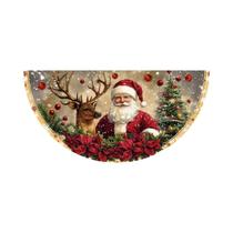 Bandeira Decorativa Em Forma De Leque Para O Exterior De Natal 2025, Presentes De Natal E Ano Novo