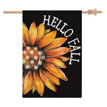 Bandeira Decorativa Hello Fall Floral CROWNED BEAUTY - 70x100cm