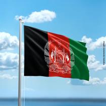 Bandeira do Afeganistão 80cmx140cm Tecido Oxford 100% Poliéster