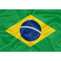 Bandeira do Brasil 100% Poliéster - tamanho grande 1,90m x 1,50m - Li Nature