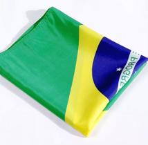 Bandeira Do Brasil 140x90cm Grande Com Impressão Sublinhada