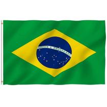 Bandeira Do Brasil 1,5 X 1M Em Tecido Único Copa Do Mundo Eleição - Pgcp