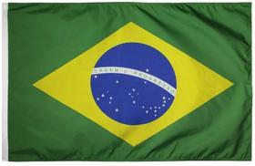 Bandeira Do Brasil 3 Panos Dupla Face 192cm X 135cm