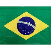 Bandeira do Brasil 90x150cm Tecido 100% Poliéster Borda Acabamento Costurado Passador de Mastro