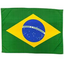Bandeira Do Brasil 90X60Cm Dupla Face Sublimado Dois Panos