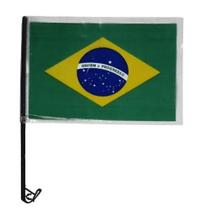 Bandeira do Brasil de Plástico para Carro 30cm x 45cm