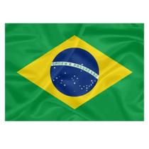 Bandeira do Brasil de Poliéster 90 x 140 cm - Decoração Copa do Mundo
