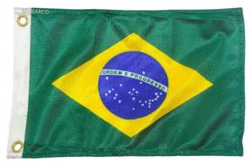 Bandeira Do Brasil De Uso Náutico 33 X 47 Cm