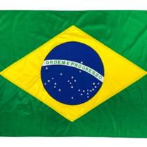 Bandeira do Brasil em Tecido sem Haste 180x270cm Extra Grande Verde