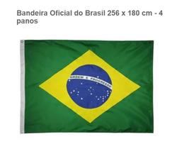 Bandeira do Brasil grande  ( 2,56 x 1,80m ) 4 panos