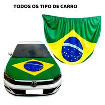 Bandeira Do Brasil Oficial Top Para Capô De Carro 100X100