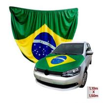 Bandeira Do Brasil Oficial Top Para Capo De Carro 150x110