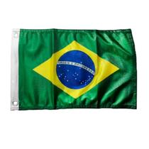 Bandeira do Brasil P/ Mastro de Alcançado e Top - Nautica 33 X 47 CM - BARCO NOVO