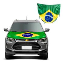 Bandeira Do Brasil Para Capô De Carro Tamanho Universal