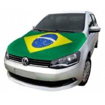 Bandeira do Brasil Para Capô de Carro Tecido Poliéster