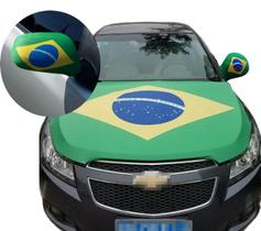 Bandeira do Brasil Para Capo e Retrovisor de Carro Veiculo Tecido 100% Poliester