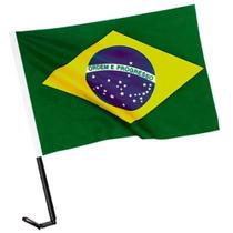 Bandeira do Brasil para Carro 30cm x 45cm - 10 Unidades Bandeira do Brasil para Carro 30cm x 45cm - 10 Unidades
