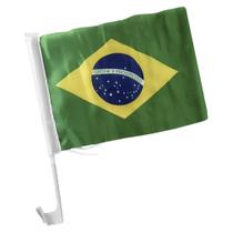Bandeira do Brasil para Carro Tecido 20cm x 30cm