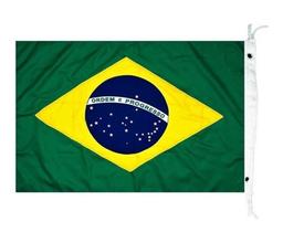 Bandeira do Brasil para Mastro Alcançado 22x33cm - Banderart
