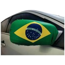 Bandeira Do Brasil Para Retrovisor Carro Copa Do Mundo Par