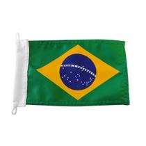 Bandeira do Brasil PP P/ Mastro de Alcançado e Top 14 X 23 - Rei Marine