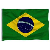 Bandeira do Brasil Sublimada/Impressa, padrão 2P (0.90 x 1.28m) - Frente e Verso - RN BANDEIRAS