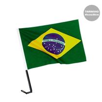 Bandeira do Brasil Tecido Para Vidro da Janela do Carro