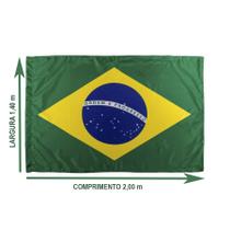 Bandeira do Brasil Tecido Poliéster 2,00 x 1,40 M