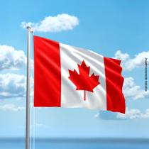 Bandeira do Canadá 80cmx140cm Tecido Oxford 100% Poliéster