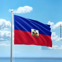 Bandeira do Haiti 80cmx140cm Tecido Oxford 100% Poliéster