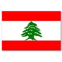 Bandeira Do Líbano 150X90Cm Poliéster