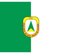Bandeira do município Cuiabá Estampada uma face - 0,70X1,00m