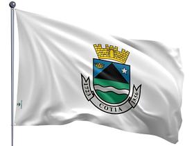 Bandeira do Município de Cotia Dupla Face Estampada Tamanho 90x128cm - Qualidade e Entrega Rápida