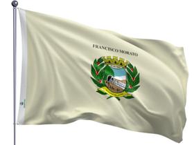 Bandeira do Município de Francisco Morato Dupla Face Estampada Tamanho 70x100cm
