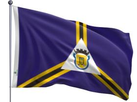 Bandeira do Município de Itajuba Dupla Face Estampada Tamanho 70x100cm